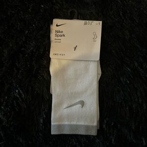Nike Spark Dri-FIT White Crew Socks